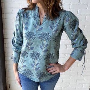 VICTORIA DUNN BILLY FLORAL TOP